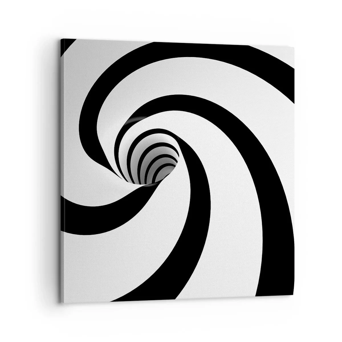 Bild auf Leinwand - Leinwandbild - Dem Wirbel nachgeben? - 60x60 cm