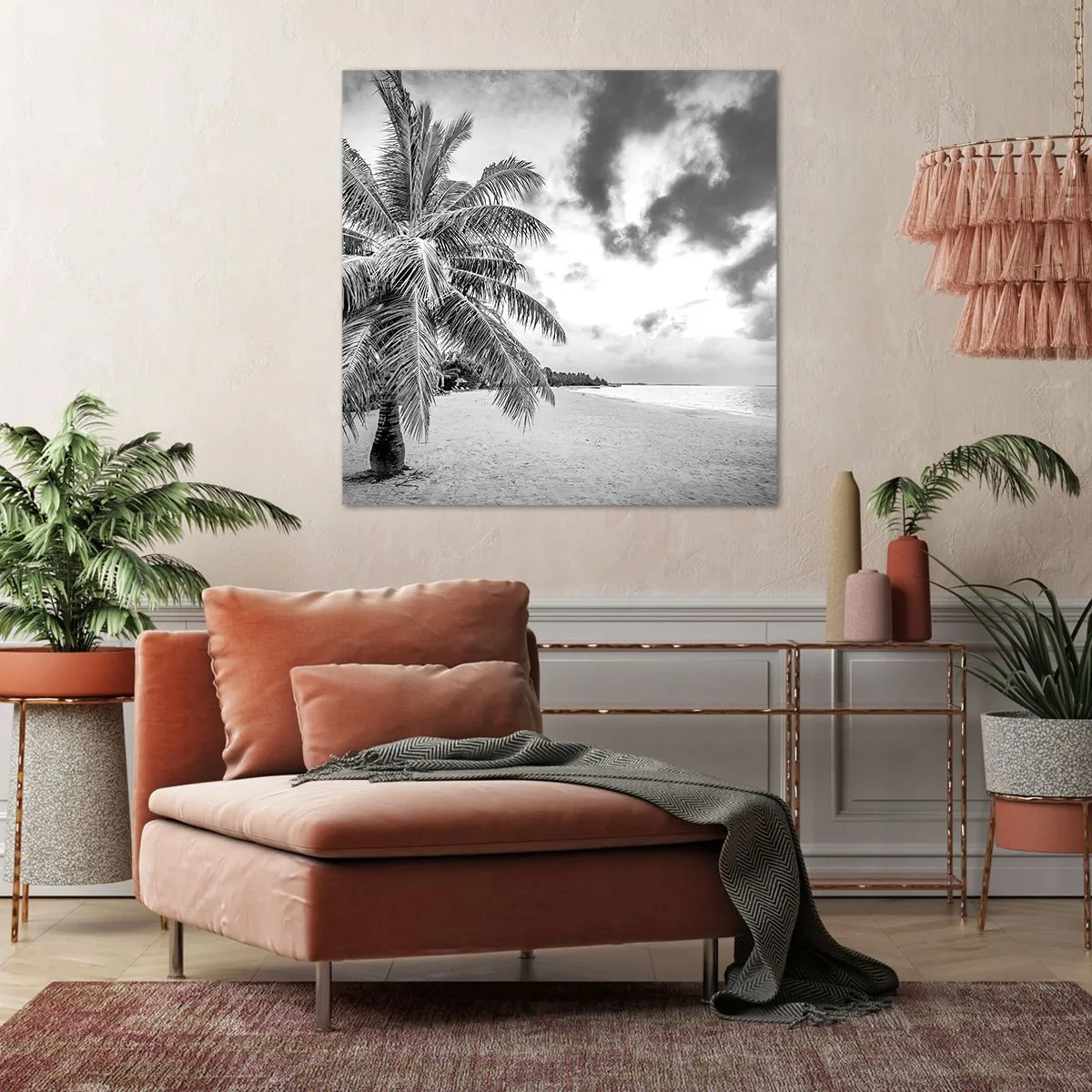 Bild auf Leinwand - Leinwandbild - Wenn du dich nach Einsamkeit sehnst ... - 50x50 cm