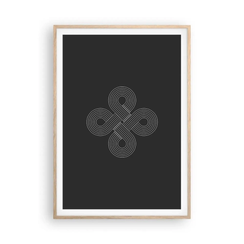 Poster in einem Rahmen aus heller Eiche - Im keltischen Geist - 70x100 cm