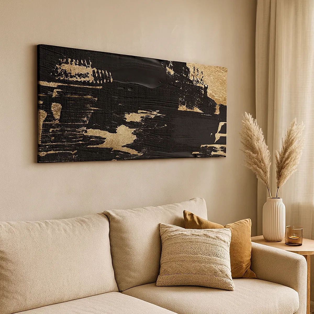 Bild auf Leinwand - Leinwandbild - Spur einer Berührung - 30x30 cm