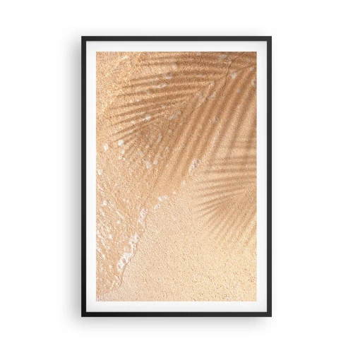 Poster in einem schwarzem Rahmen - Der Schatten eines heißen Sommers - 61x91 cm