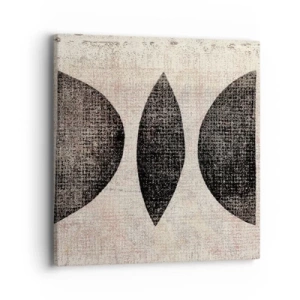 Bild auf Leinwand - Leinwandbild - Ethnische Abstraktion - 40x40 cm