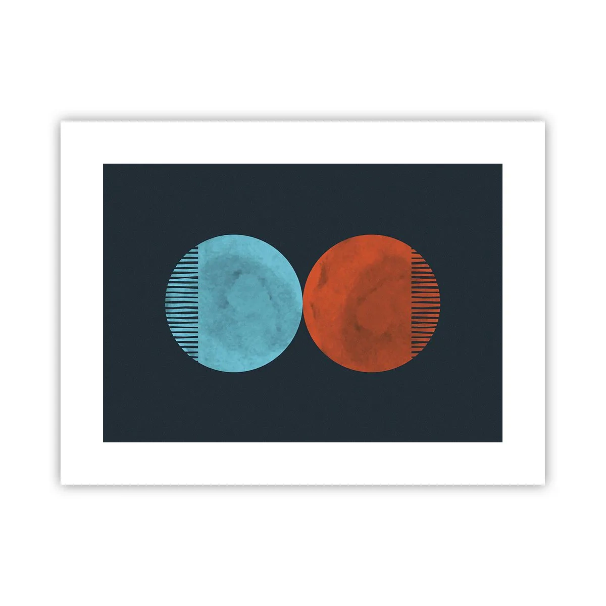 Poster - Nur Geometrie? - 40x30 cm