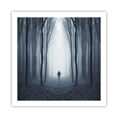 Poster - Alles einfach und übersichtlich - 60x60 cm