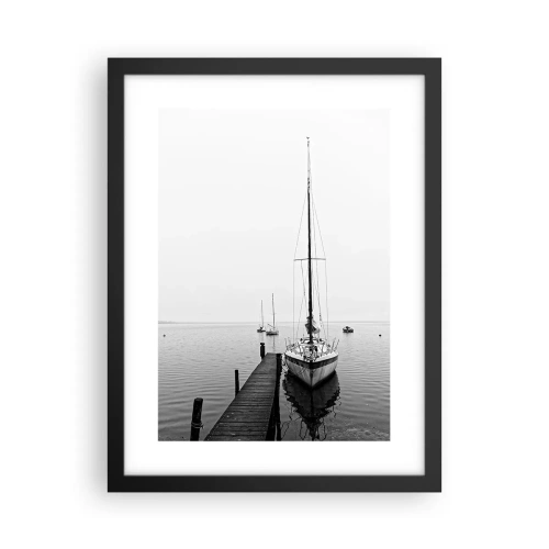 Poster in einem schwarzem Rahmen - Bereit zu gehen - 30x40 cm