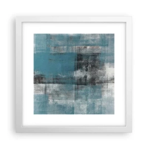 Poster in einem weißen Rahmen - Wasser und Luft - 30x30 cm