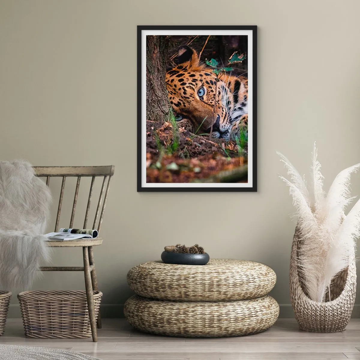Poster in einem schwarzem Rahmen - Vertrau mir - 40x50 cm