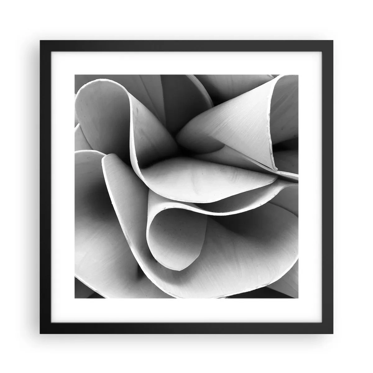 Poster in einem schwarzem Rahmen - Es passiert im Weltraum - 40x40 cm