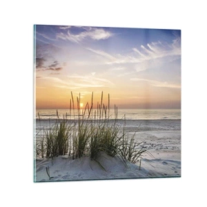 Glasbild - Bild auf glas - Schau, denk, fühl - 60x60 cm