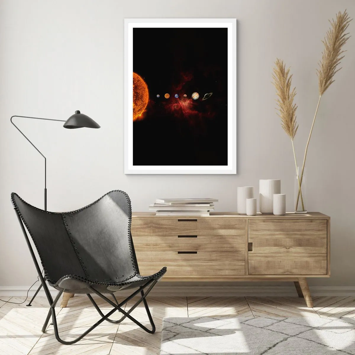 Poster in einem weißen Rahmen - Unsere Nachbarschaft - 40x50 cm