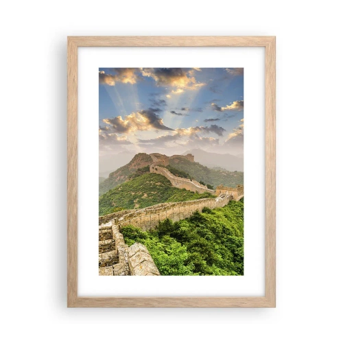 Poster in einem Rahmen aus heller Eiche - Ewige Größe - 30x40 cm