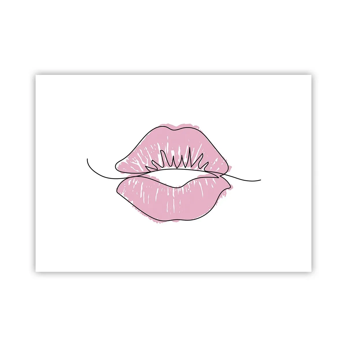 Poster - Bereit zum Küssen? - 70x50 cm