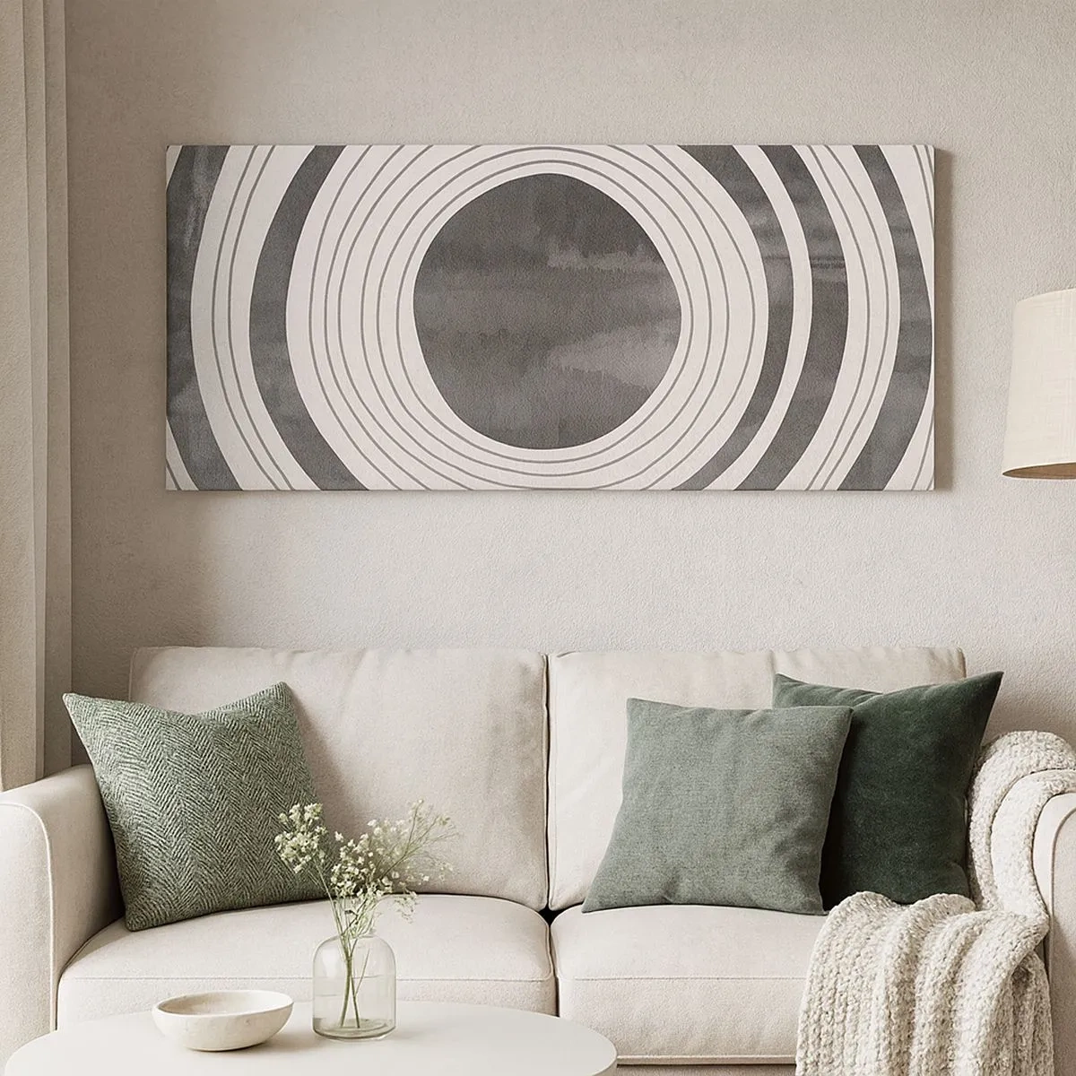 Bild auf Leinwand - Leinwandbild - Auf den Punkt gebracht - 100x40 cm