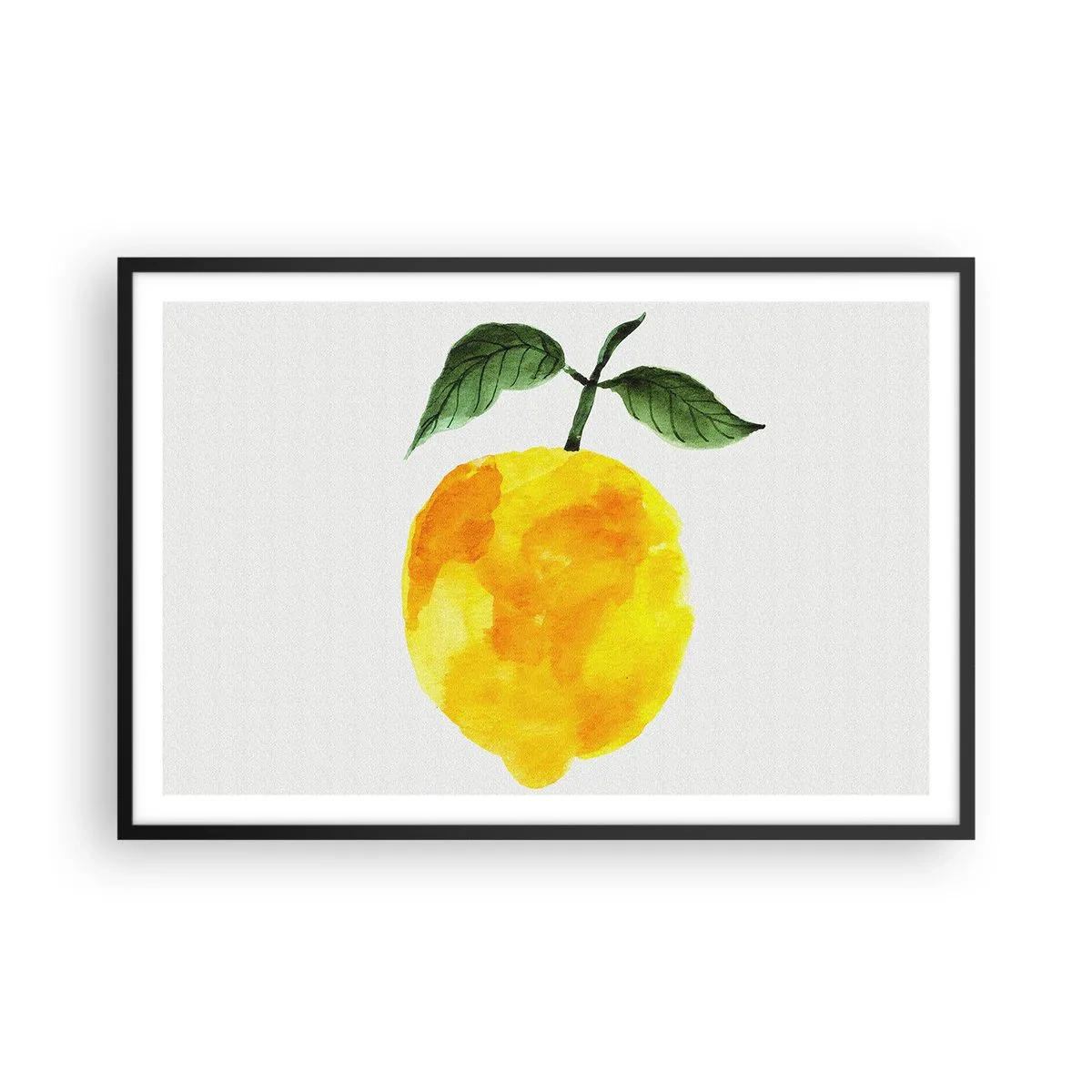 Poster in einem schwarzem Rahmen - So schmeckt man die Sonne - 91x61 cm