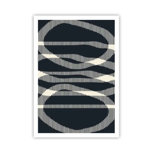 Poster - Ein Versuch, die Dunkelheit zu durchbrechen - 70x100 cm