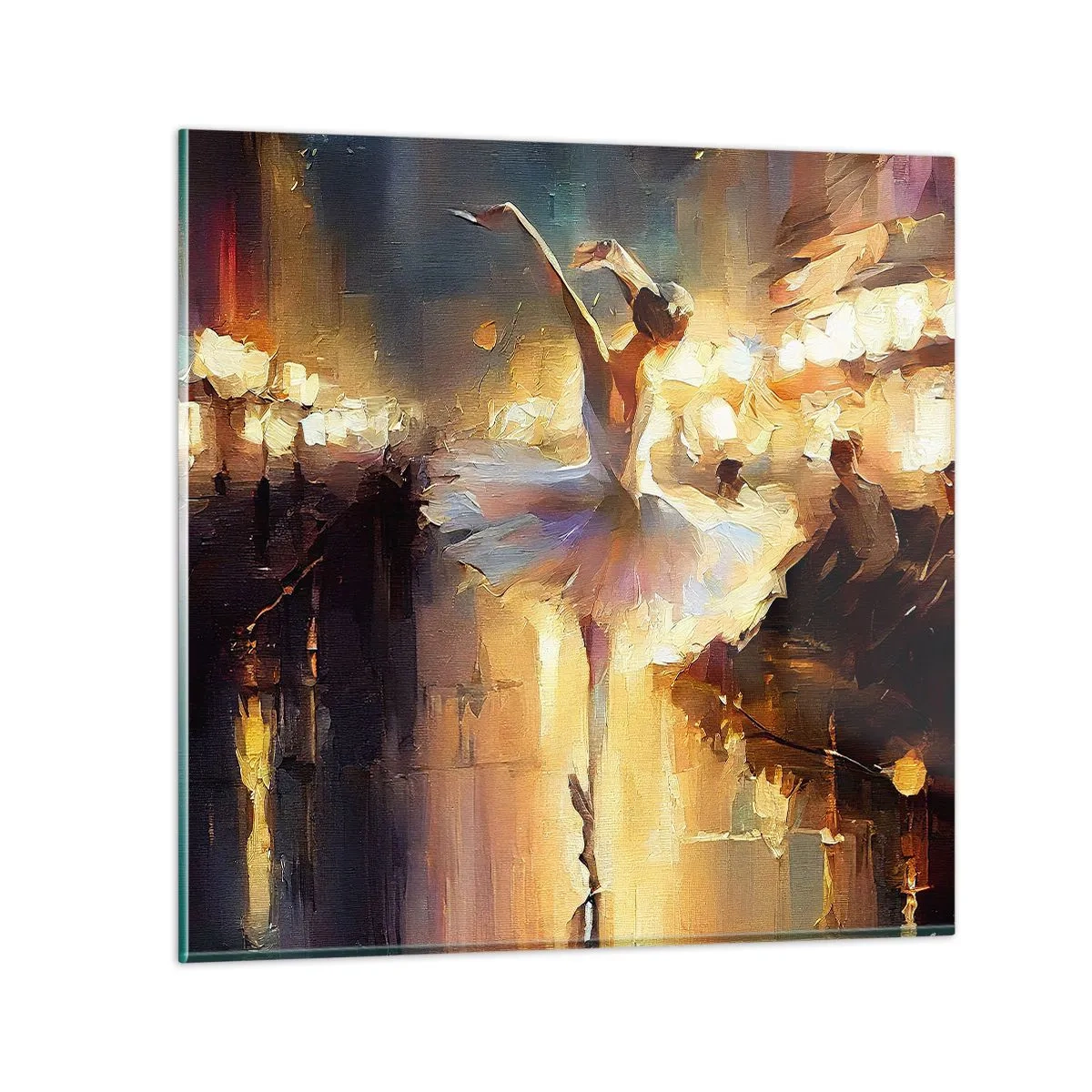 Glasbild - Bild auf glas - Wunder auf der Straße - 40x40 cm