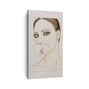 Bild auf Leinwand - Leinwandbild - Ein Symbol für Eleganz und Schönheit - 45x80 cm