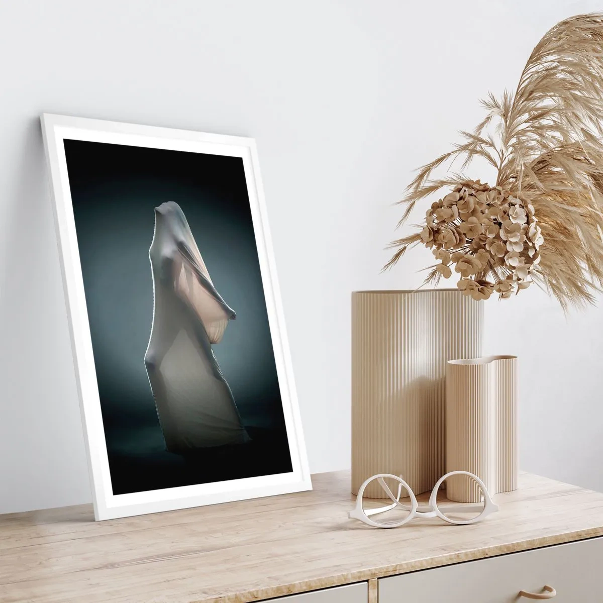 Poster in einem weißen Rahmen - Versteckte Wünsche - 50x70 cm