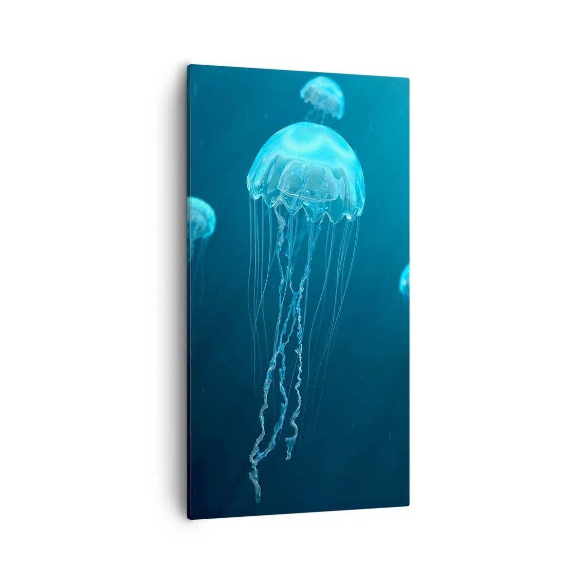 Bild auf Leinwand - Leinwandbild - Ozeantanz - 55x100 cm