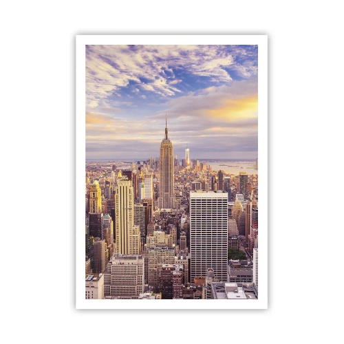 Poster - Nur nach den Wolken greifen - 70x100 cm