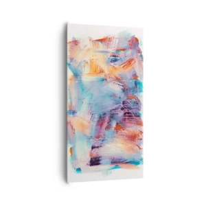 Bild auf Leinwand - Leinwandbild - Buntes Durcheinander - 65x120 cm