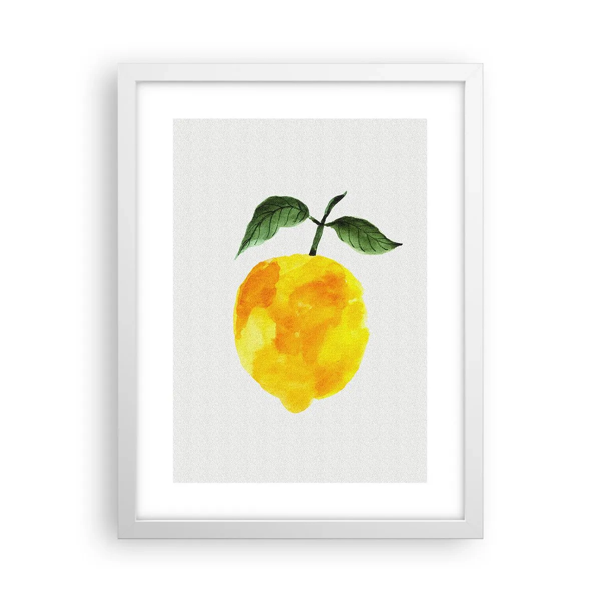 Poster in einem weißen Rahmen - So schmeckt man die Sonne - 30x40 cm