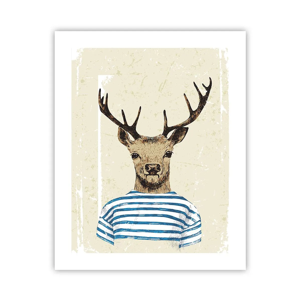 Poster - Weil ich gestreifte T-Shirts mag! - 40x50 cm