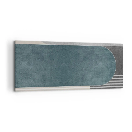 Bild auf Leinwand - Leinwandbild - Komposition auf der Ebene - 100x40 cm