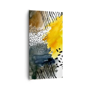 Bild auf Leinwand - Leinwandbild - Ein Treffen der Elemente der Natur - 65x120 cm