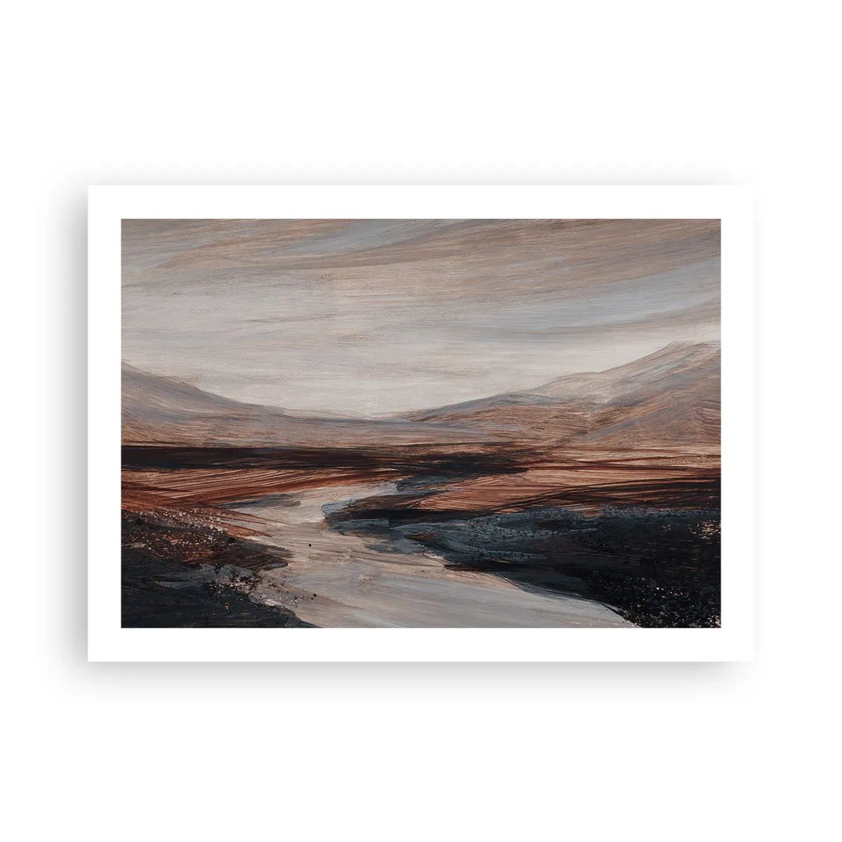 Poster - Ruhiges Tal - 70x50 cm