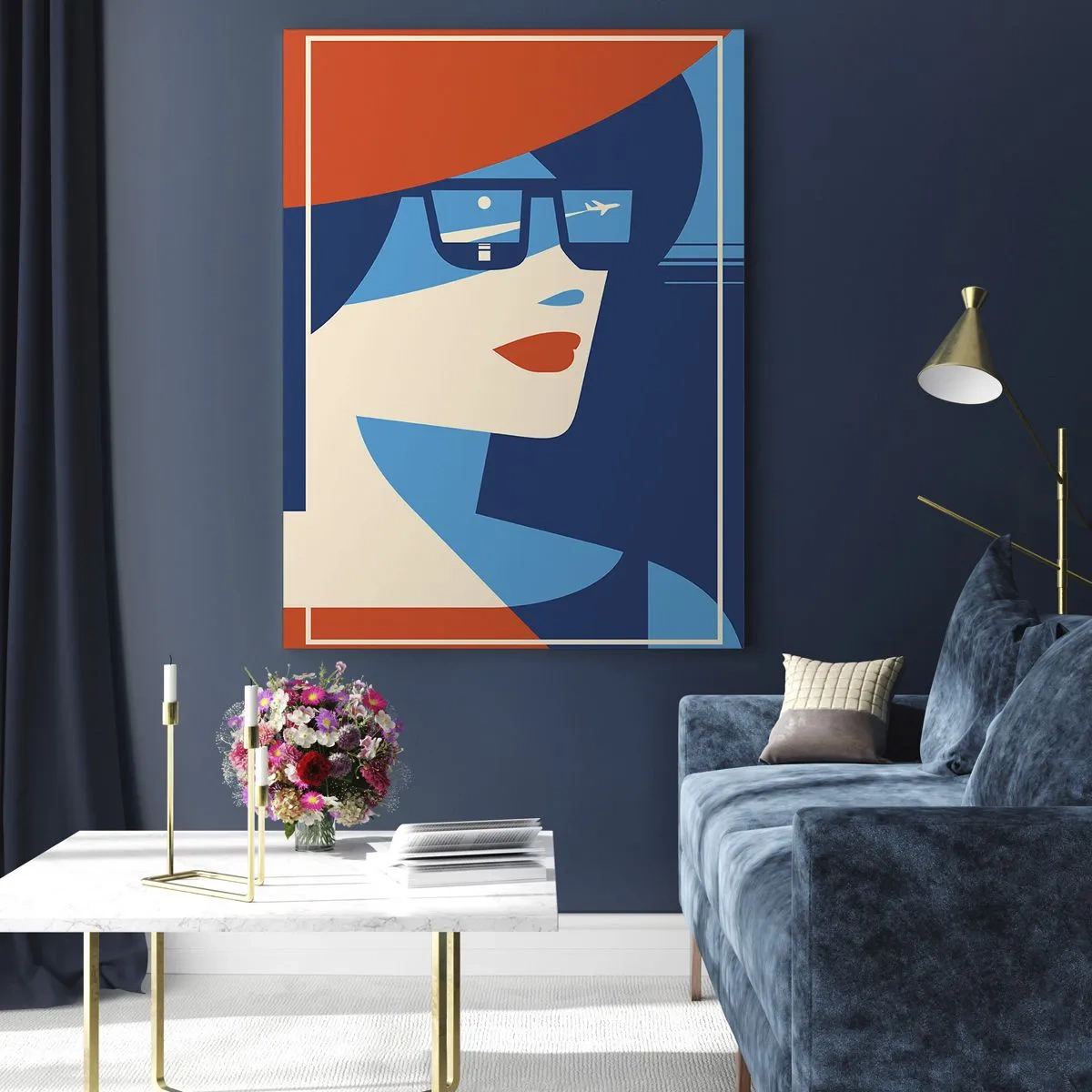 Glasbild - Bild auf glas - Urlaubsreise - 80x120 cm