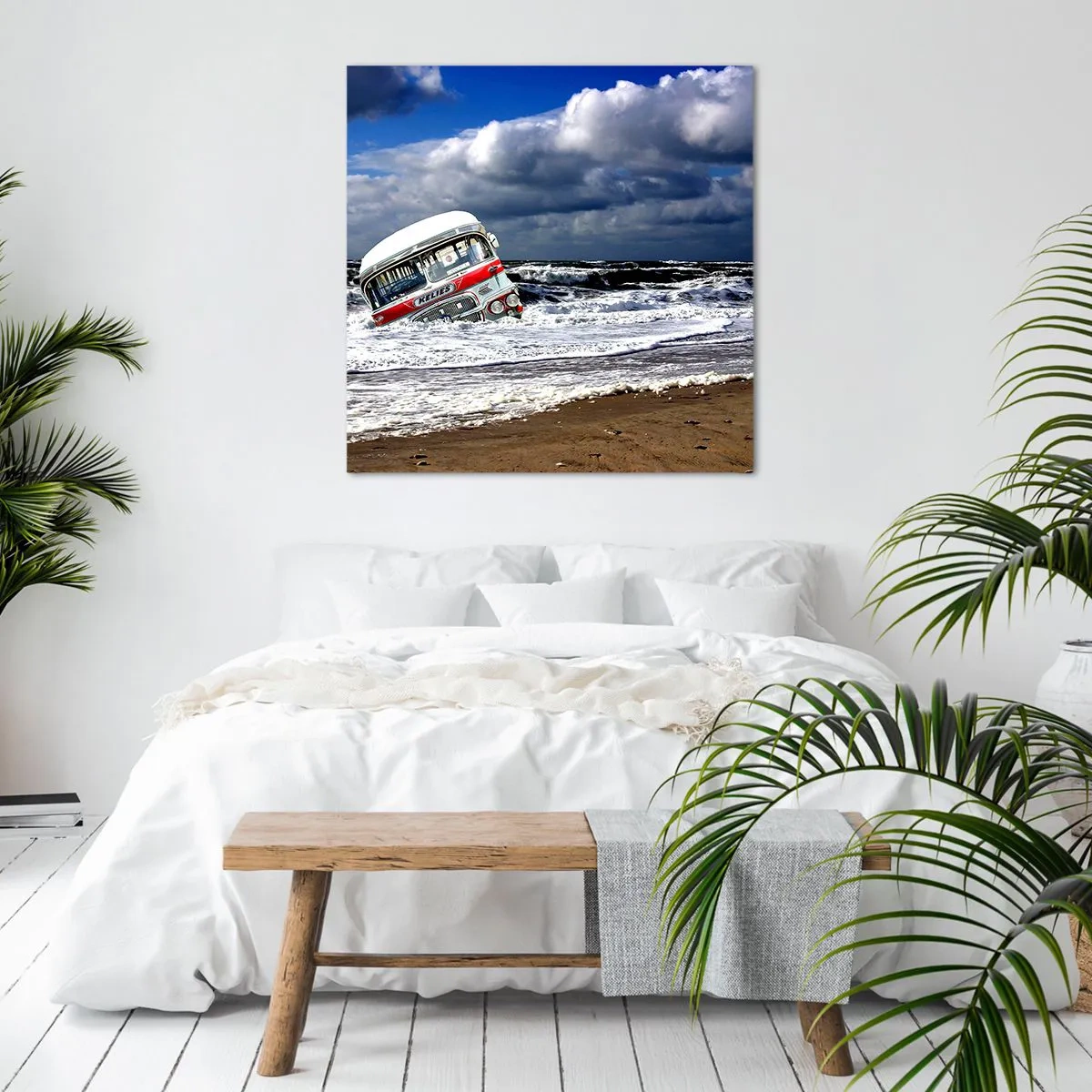 Bild auf Leinwand - Leinwandbild - Und was stehst du so erstaunt? - 60x60 cm