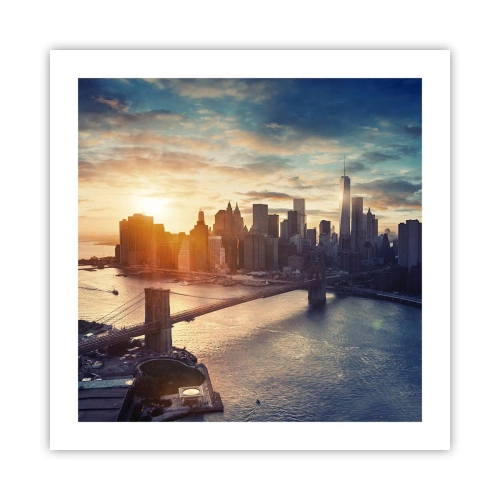 Poster - Westliches Kulturdenkmal - 50x50 cm