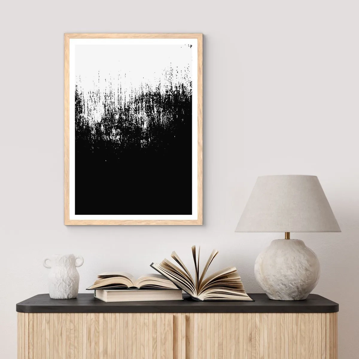 Poster in einem Rahmen aus heller Eiche - Und der Gewinner ist ... - 61x91 cm