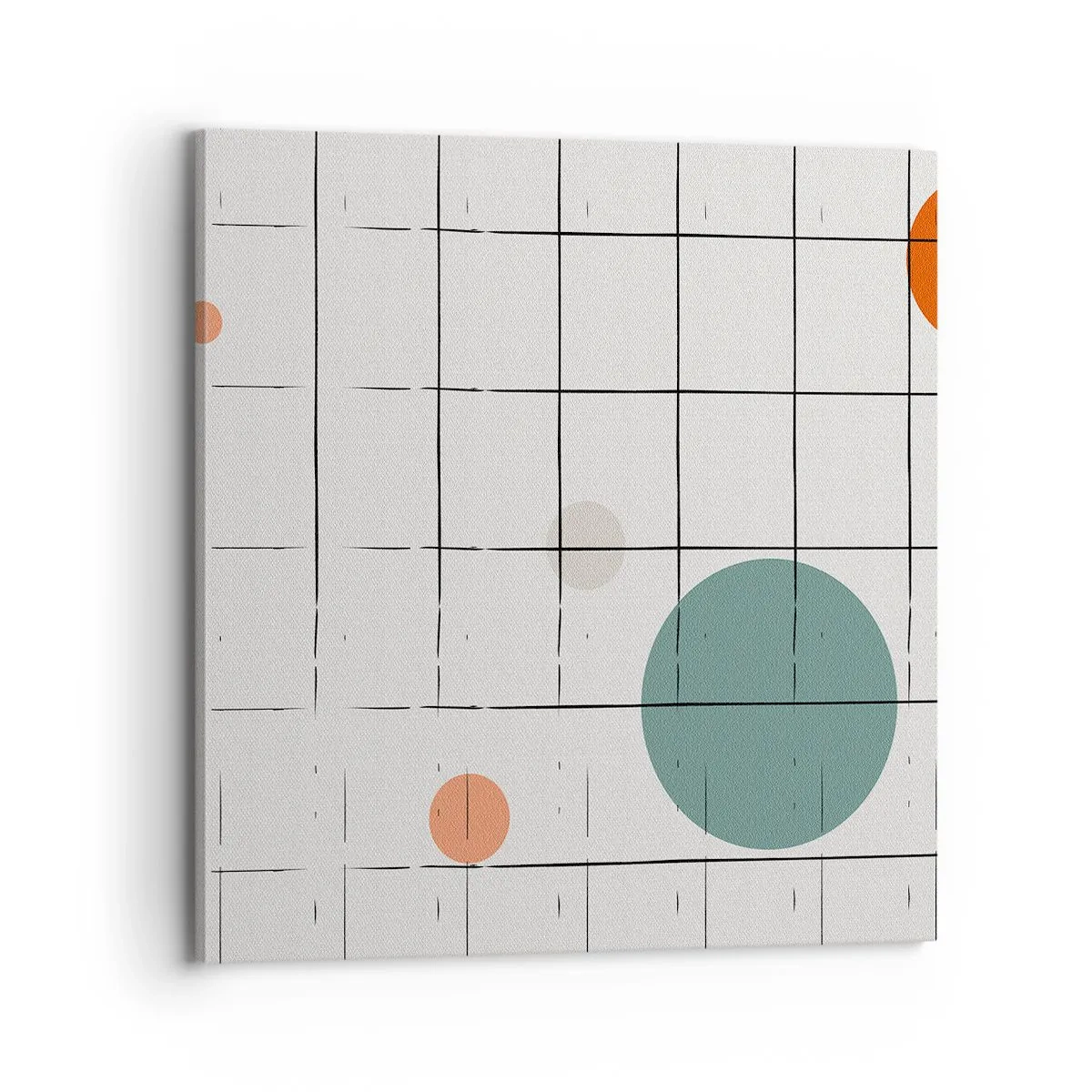 Bild auf Leinwand - Leinwandbild - Gefangen. Wir oder sie? - 70x70 cm