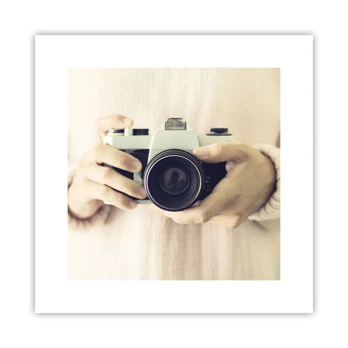 Poster - Um mehr zu sehen ... - 30x30 cm