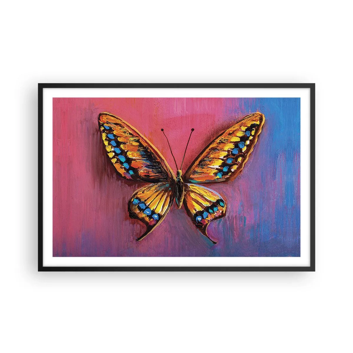 Poster in einem schwarzem Rahmen - Ein Juwel der Natur - 91x61 cm