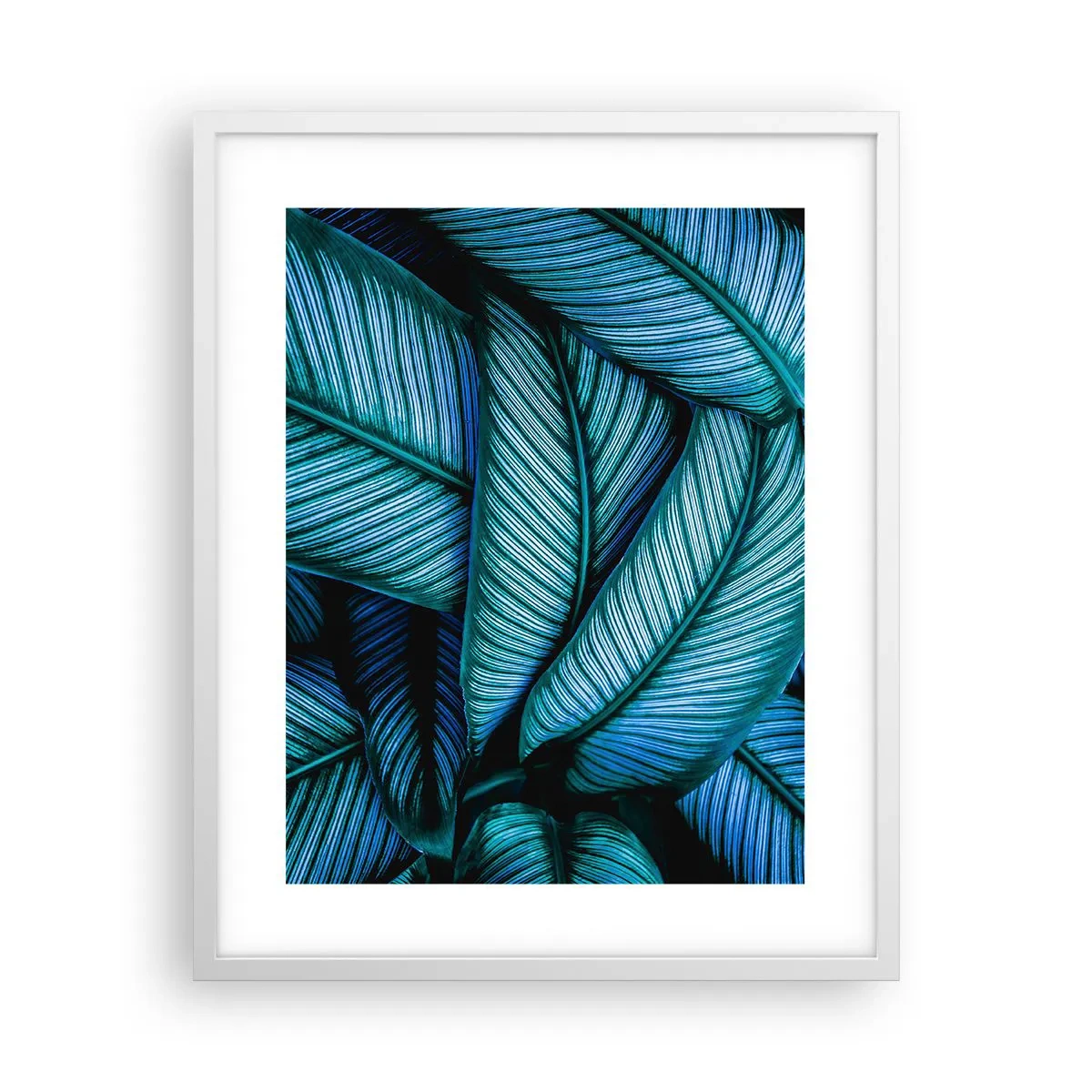 Poster in einem weißen Rahmen - Lebenslinien - 40x50 cm