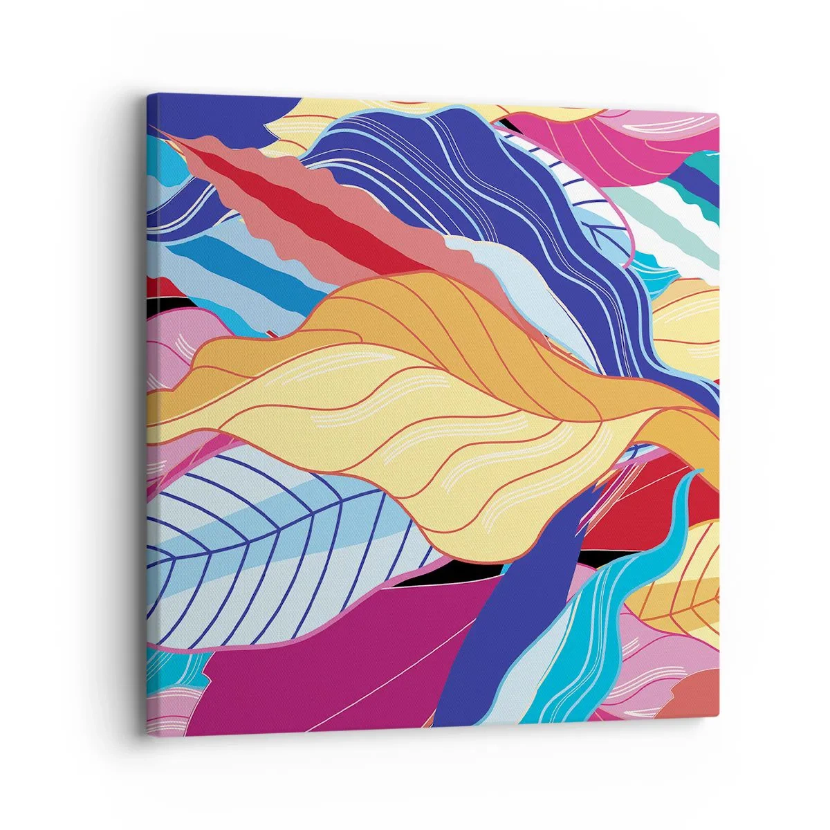 Bild auf Leinwand - Leinwandbild - Buntes Durcheinander - 30x30 cm