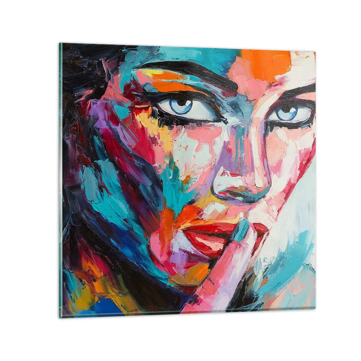 Glasbild - Bild auf glas - Unser erstes Geheimnis - 50x50 cm