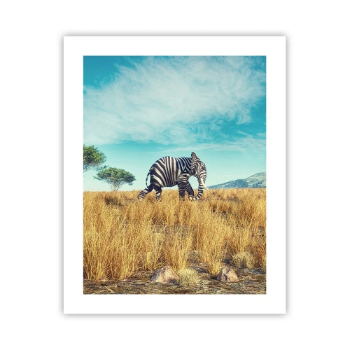 Poster - Grau ist nicht mehr in Mode - 40x50 cm