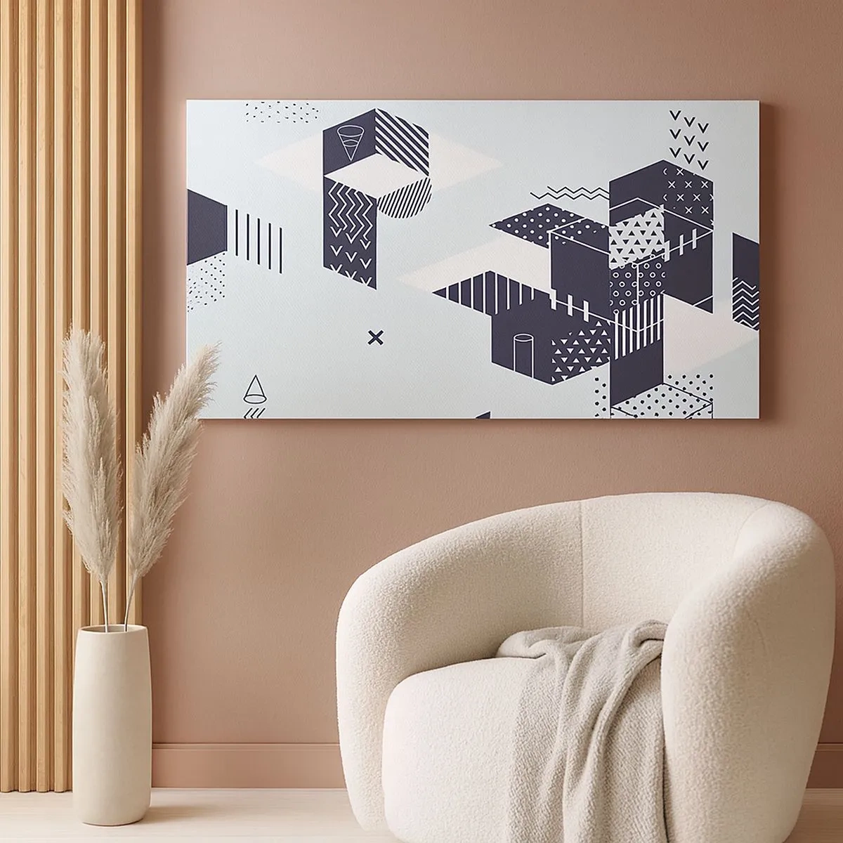 Bild auf Leinwand - Leinwandbild - In der Seele eines Mathematikers - 100x40 cm