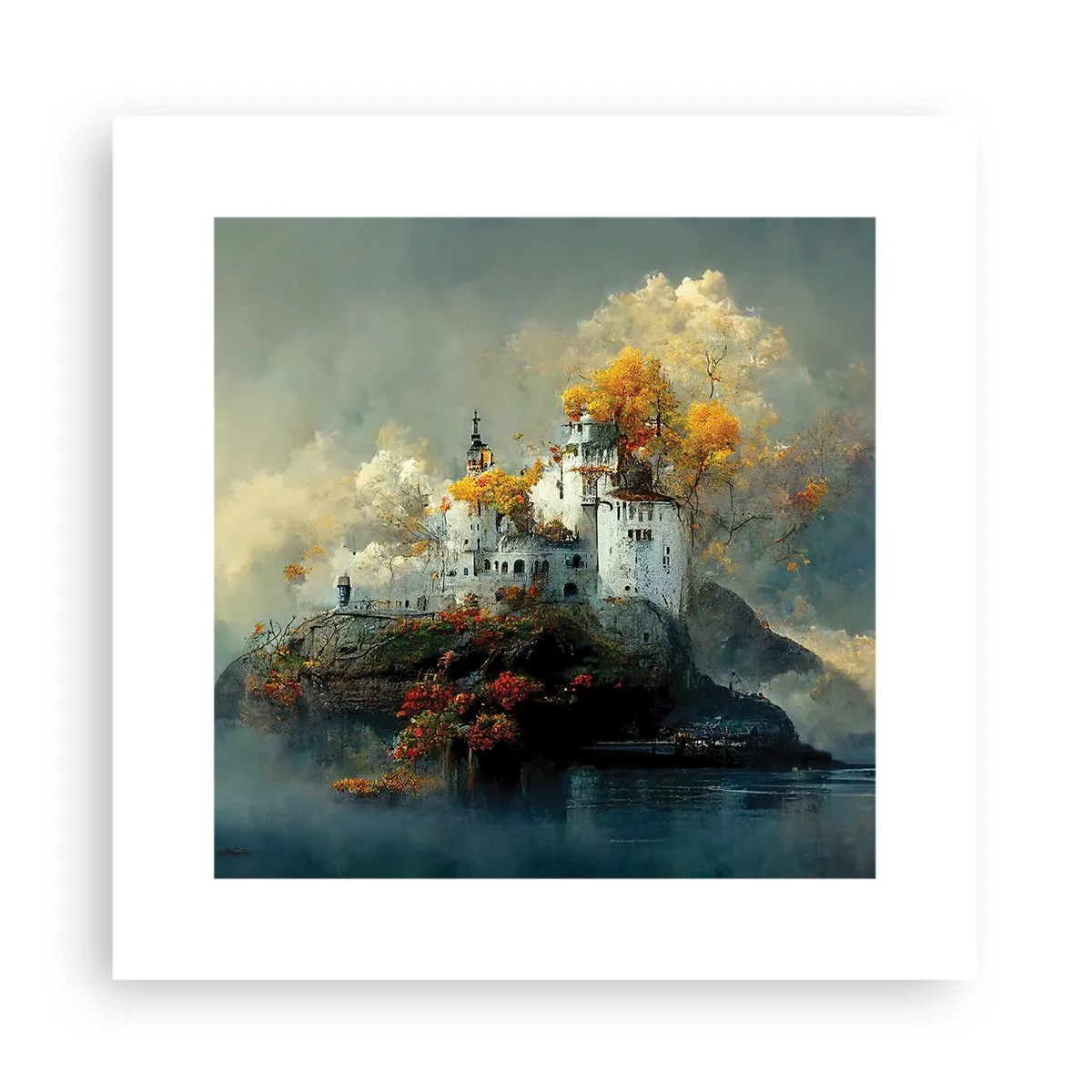 Poster - Beginn einer romantischen Geschichte - 30x30 cm