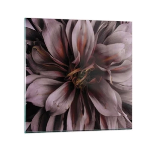 Glasbild - Bild auf glas - Ein Blumenherz - 30x30 cm