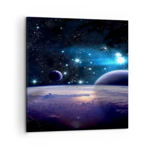 Bild auf Leinwand - Leinwandbild - Noch allein? - 50x50 cm