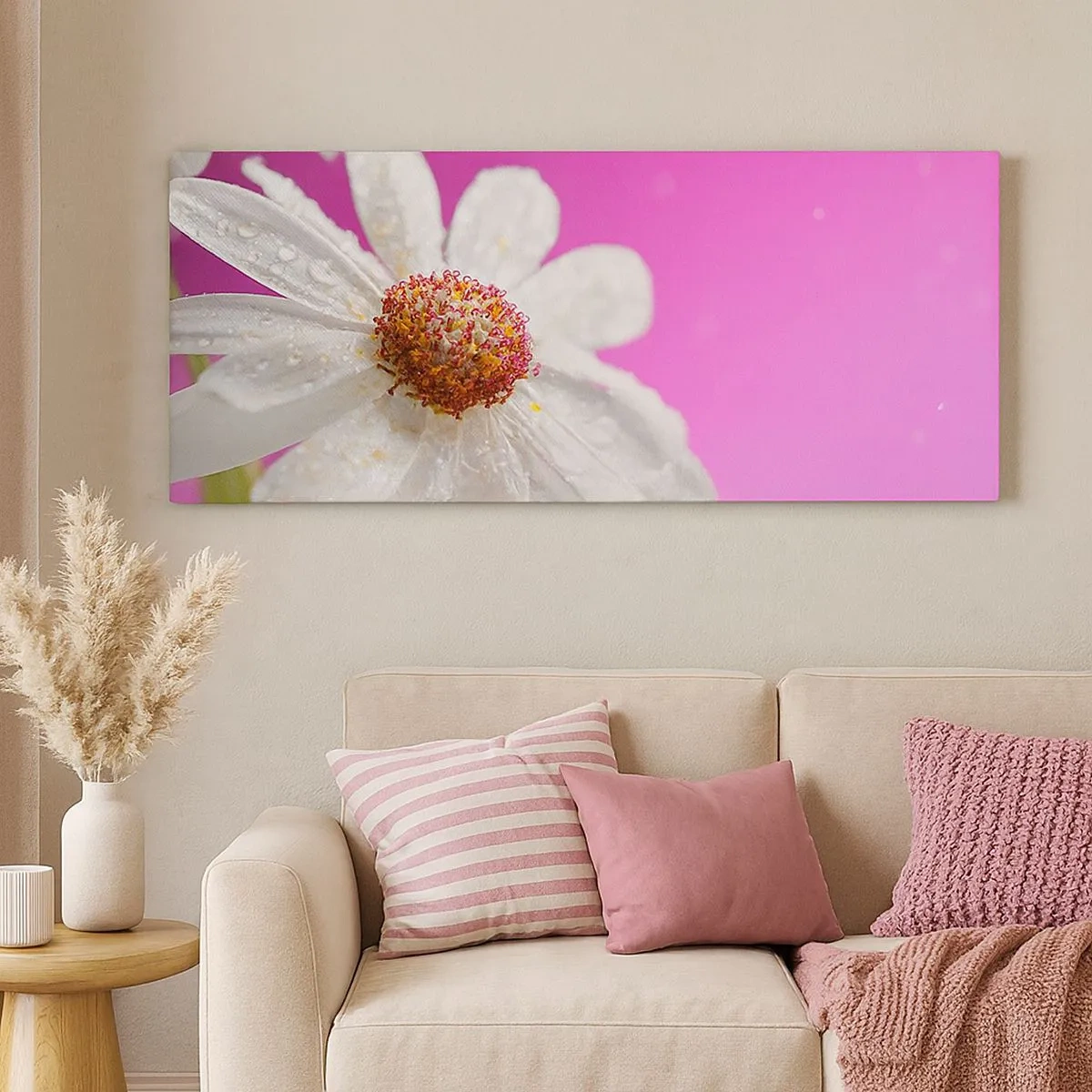 Bild auf Leinwand - Leinwandbild - Bescheiden in seiner Schönheit - 100x40 cm