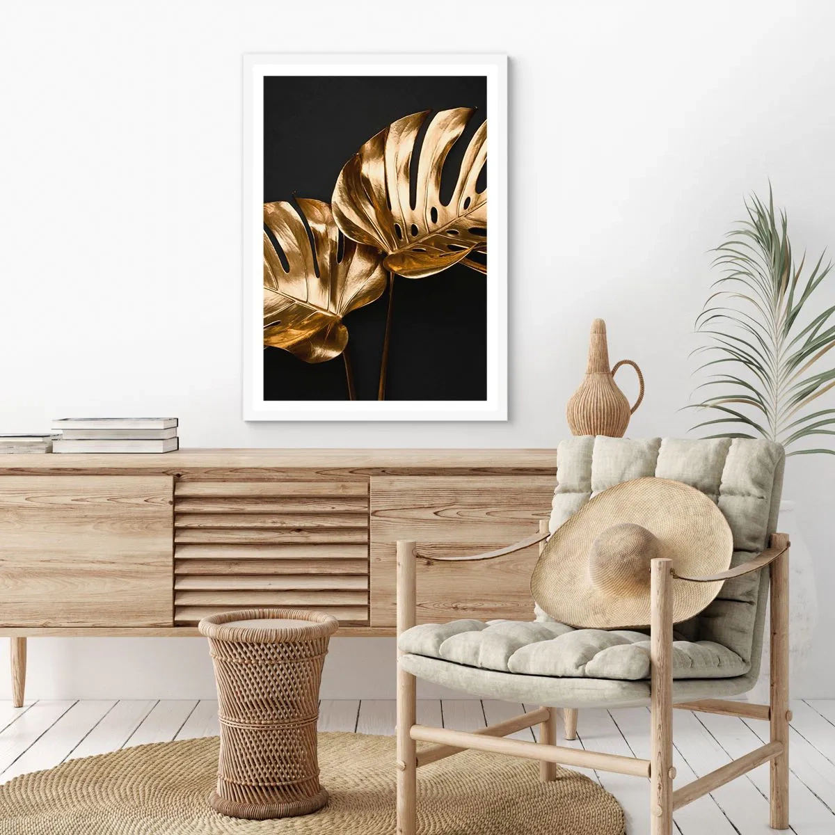 Poster in einem weißen Rahmen - Die Schätze der Natur - 30x40 cm