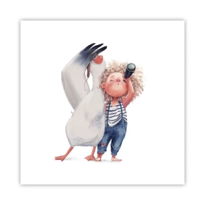 Poster - Toller Reiseplan - 50x50 cm