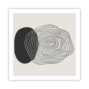 Poster - Dauer und Schwingung - 60x60 cm