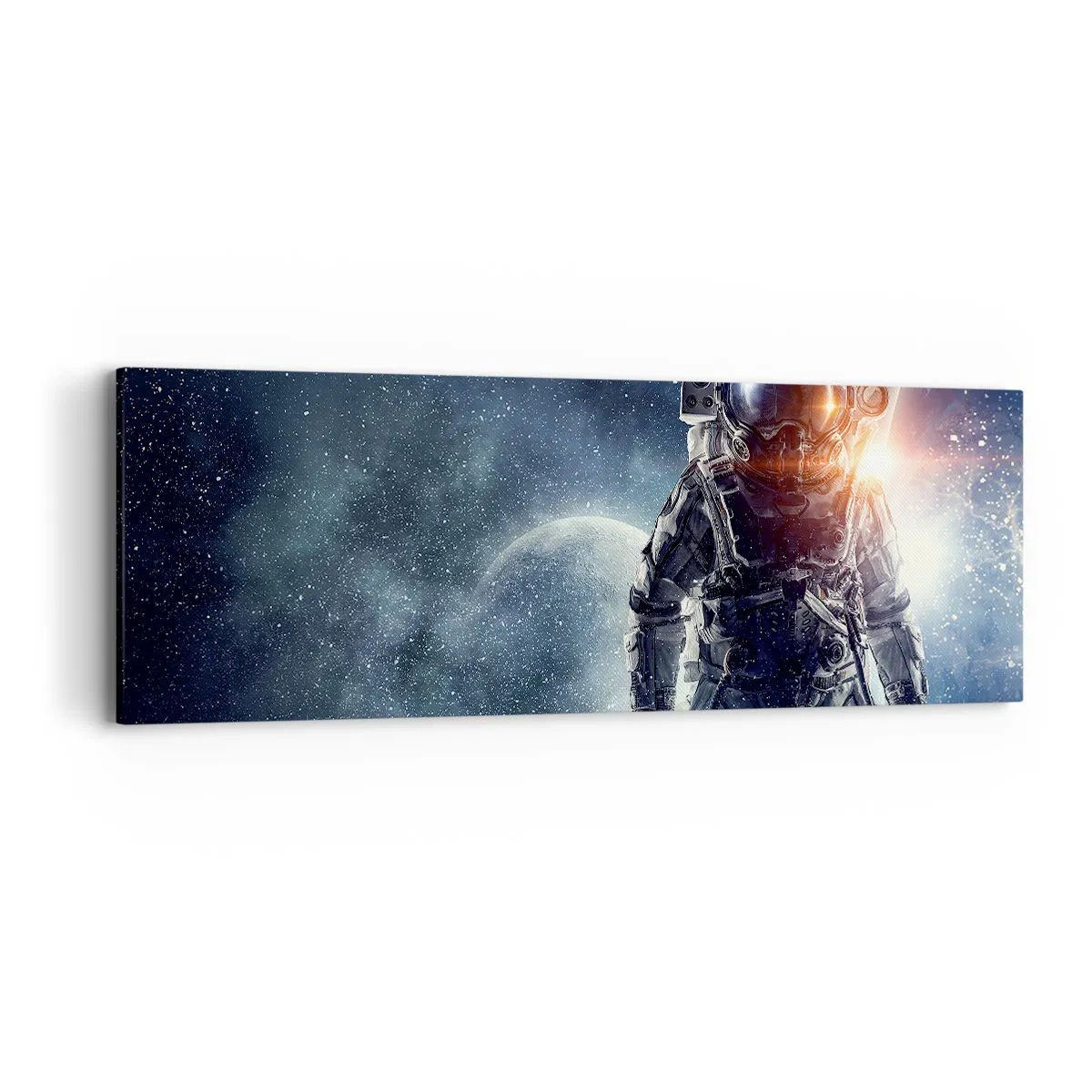 Bild auf Leinwand - Leinwandbild - Weltraumabenteuer - 90x30 cm